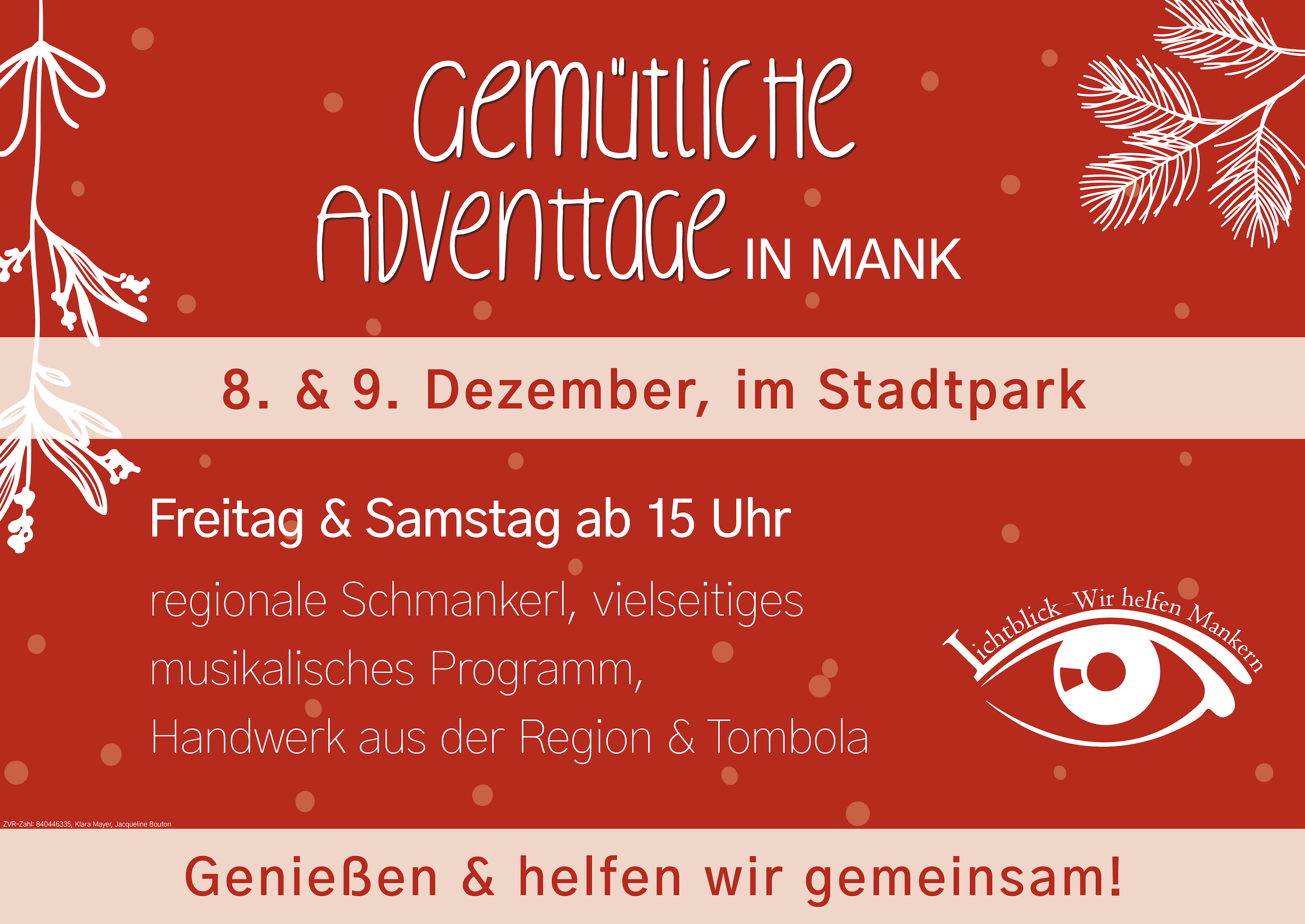 Plakat Adventtage 2023